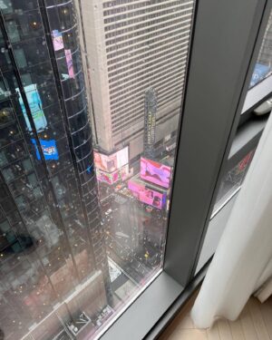 Erika Sanz Instagram - La botella de vino duró poco 🤪

@timessquareedition