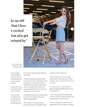 Erin Karpluk Instagram - Thanks to all the ladies on this shoot 📸🌟👯‍♀️

@eleni.style 
@anitabrown116 @promotion.people @plushxartistry @baileyy.murphyy @alyssa.hairdesign

#photoshoot #erinkarpluk #actor