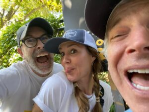 Erinn Hayes Instagram - Here we are, hot young Hollywood, striking for a better contract! You can try to break us but we’re just out here getting younger and better looking every day. Love my #childrenshospital #medical police buddies! @robhuebel @thebrianhuskey #models #onedaylongeronedaystronger #sagaftrastrong