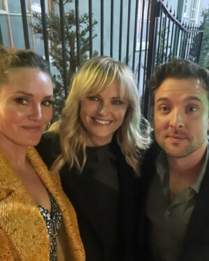 Erinn Hayes Instagram - Me and my touched by the light of heaven forehead got to join the sent from heaven @malinakerman and Jack Donnelly at the #emaawards last Saturday. Next time I’ll bring more powder. I promise. Second 📷 By @gawbycom dress is an old @hm that’s been in my closet forever and forehead shine by my untamable inner spirit.