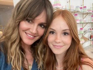 Erinn Hayes Instagram - This incredible human is 15 today. I’m obsessed with her and how she’s growing, her humor and brains and kindness and obvi her hair. She’s a good hang and I’m so lucky she still lets me hold her hand sometimes.  Already sad she’s leaving in 3 years. Happy Birthday Mags, you’re the tops.