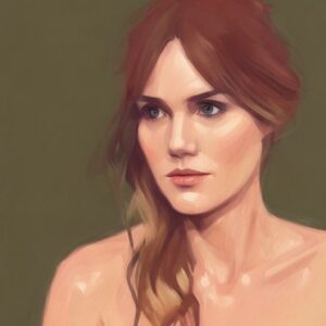 Erinn Hayes Instagram - Sure I went down the rabbit hole last night with these #lensaai pics. And now what do I do with them? Can I use them as headshots or do I just look at them to make myself feel bad when I actually look in the mirror and have wrinkles and skin texture and no super natural glow about me?  Ooooor maybe I print them all up as wallpaper for the guest bedroom. Yep. Doing that.