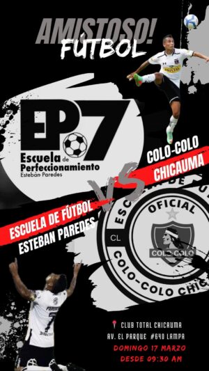 Esteban Paredes Instagram - @ep7oficial vs @colocolo_chicauma