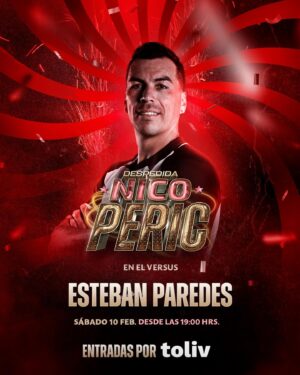 Esteban Paredes Instagram - ATENCIÓN 📣
Se anuncia la entrada del capitán del equipo contrincante. Bienvenido Esteban Paredes @e.paredes7 el goleador con más de 200 tantos en su trayectoria como futbolista llega con sus amigos y prometen un espectáculo deportivo imperdible junto a los amigos de nuestro Nico. 

Te lo vas a perder?
Compra tus entradas ahora 🎫 [Link en la Bio]

🗓️ Sábado 10 de febrero de 2024
⏰ Desde las 19:00 horas
🏟️ Estadio Fiscal de Talca