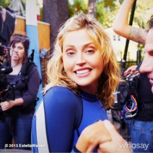 Estella Warren Instagram - #JohnPhilbin and I having a blast shooting @UndateableJohn on #VeniceBeach today. Surfs Up!