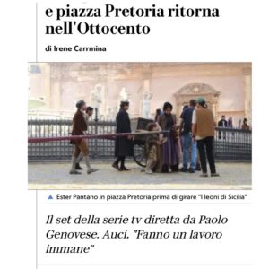 Ester Pantano Instagram - Mai si è amato tanto.
Parola di vita.
Mai si è così coesi raggiunto un luogo e vissuto, 
mai lo si è davvero abbandonato.
Abitare è saper farsi abitare.
Che cosa sei stata Giuseppina, quanto di te non mi lascerà mai, siamo intessute l’una nella trama dell’altra.
Che belle giornate, a cavallo fra i secoli, stanchi mai di amare, stanchi mai di sentire, senza giudicare che fosse bella o brutta questa emozione, purché vivi.

E vivi siamo rimasti, rimasti tali, pur nella morte.

Grazie Florio, grazie @stefania_auci per averci fatto rivivere tutti ❤️‍🔥✨

Ester

@paologenoves 
@disneyplusit 
@compagnialeone 
@leonefilmgroup 
@lotus_production 

@alessiafanzon 
@stefano_chiappi_management 

#ileonidisicilialasagadeiflorio 
#giuseppinaflorio #ileonidisicilia #stefaniaauci #esterpantano #disneyplus