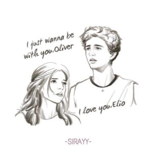 Esther Garrel Instagram - This lovely drawing from @sirayy Thank you✨💙 @tchalamet