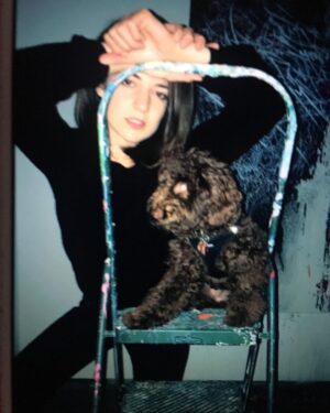 Esther Garrel Instagram - minitel rose 🐺🐺