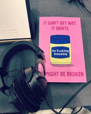 Esther Smith Instagram - I had the absolute PLEASURE of narrating ‘I’m F*cking Amazing’ from the brilliant mesh of wild synapses that make up @made_by_noush ‘s brain. Its a page turning ride of self discovery, sexual desire and love, incredibly funny and incredibly moving and I loved every minute reading it as I know you will - out now for your eyes and your ears 📖🎧🪩