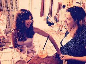 Esther Smith Instagram - When in Puglia with Pow @charlottelrpowell and a little spud in the oven 🥔 🇮🇹 ❤️
