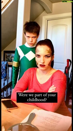 Ethan Fineshriber Instagram - Comment if we were a part of your childhood? Would you still watch power rangers if they made another episode?! #ninjakidztv #ninjakidstv #ritarepulsa #tommyoliver #greenranger #greenpowerranger #mmpr #ethanfineshriber