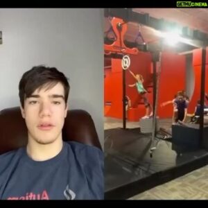 Ethan Fineshriber Instagram - Learning ninja can be tough! Take precautions. Be careful out there! #ninja #ninjawarrior #ninjakid #ninjatraining #ethanfineshriber