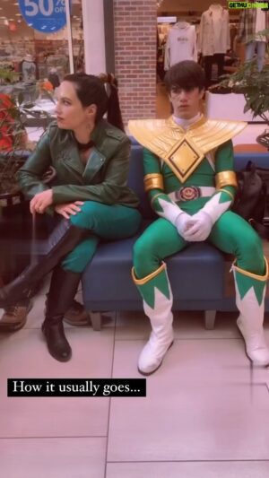 Ethan Fineshriber Instagram - How Evil Rita and Tommy are most of the time… @ninjakidztv @karlahernandez831 #ninjakidztv #ninjakidstv #tommyoliver #greenranger #greenpowerranger #ritarepulsa #mmpr #powerrangers #mightymorphinpowerrangers #powerrangerscosplay #ethanfineshriber #utahyoutuber