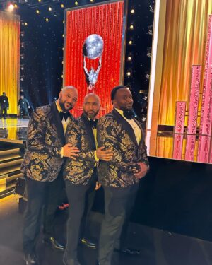 Ettore Ewen Instagram - Abundantly grateful to attend the @naacpimageawards as nominees for Outstanding Animated Short Film for “Bridges.” So grateful for this group of men and the journey we’ve shared building @ourheroesrock. And a special shout out to @kingtroi for styling us!