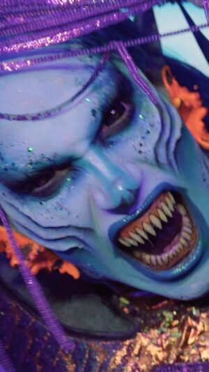 Evah Destruction Instagram - From the dark murky depths, I emerged victorious and DEVOURED with my second challenge win for the Sea Monster challenge floorshow! I cannot thank all the guppies out there enough for the love this past week! 

Make sure to check out an all new episode of @bouletbrothersdragula Titans TONIGHT! Join us at 9PM PST / 12AM ET on Shudder (and AMC ). #dragulatitans

Hair by @dollya.black 🖤
Outfit by @pinwheelpinwheel 🖤
Embellishment/details by me 🖤