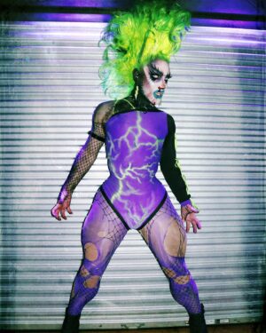 Evah Destruction Instagram - HER THUNDER WILL PUT YOU UNDER BITCH

Some extra prematch photos of my look as ⚡️THUNDRA THIGHS⚡️from The Ugly Ladies Of Wrestling challenge this week on The @bouletbrothersdragula Titans!

Original photos by @genderdestruction 🖤
Hair by @theonlymadd 🖤
Costume by @emmasisdesigns 🖤
Embellish/details by me
Leg padding provided with the help of @itsporterbella 🖤