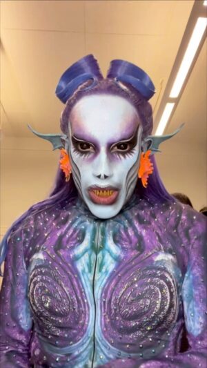 Evah Destruction Instagram - Post @bouletbrothersdragula Titans Tour content coming at ya! 🤪 this was one of the highlights for me every show, and I just wanted to give you a peek into my world with this kind of QUICK costume change 🖤 #dragula 

Hair by @dollya.black 🥰