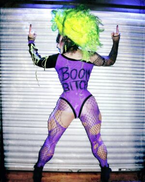 Evah Destruction Instagram - HER THUNDER WILL PUT YOU UNDER BITCH

Some extra prematch photos of my look as ⚡️THUNDRA THIGHS⚡️from The Ugly Ladies Of Wrestling challenge this week on The @bouletbrothersdragula Titans!

Original photos by @genderdestruction 🖤
Hair by @theonlymadd 🖤
Costume by @emmasisdesigns 🖤
Embellish/details by me
Leg padding provided with the help of @itsporterbella 🖤