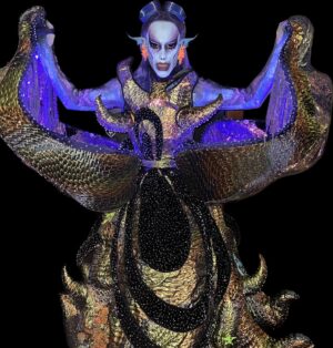 Evah Destruction Instagram - (Swipe left) More @bouletbrothersdragula Titans Tour content: The Siren 🧜🏻‍♀️

First 3 photos by @gabrielgastelum 🖤
Costume by @pinwheelpinwheel 🖤
Embellishments by me 
Hair by @dollya.black 🖤