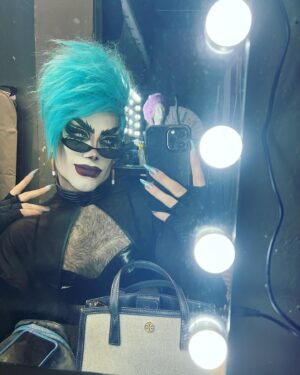 Evah Destruction Instagram - I can’t think of some sort of witty drag queen caption right now lol 
Here’s a look from last night for The Best Drag Show Ever at @oilcansatx 💃🏼
Hair by @wigsx 🖤