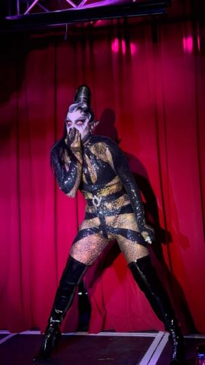 Evah Destruction Instagram - She said what she said‼️ 

#dragulatitans #bouletbrothers #evahdestruction #dragqueen #dojacat