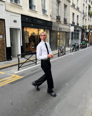 Evan Mock Instagram - can’t tell you the Costes @givenchy @matthewmwilliams 👔