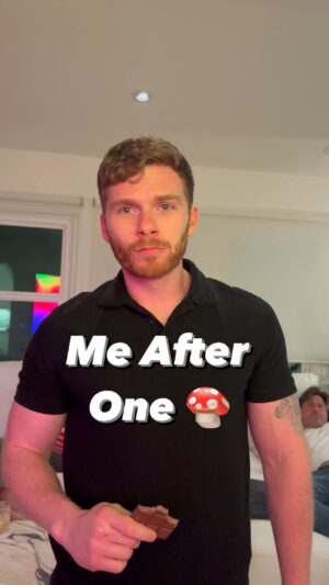 Evan Williams Instagram - Me After One 🍄
. 
.
.
#comedy #funny #party #sketch #jokes