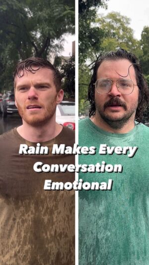 Evan Williams Instagram - Rain Makes Every Conversation Emotional 
.
.
.
#rain #comedy #jokes #funny
