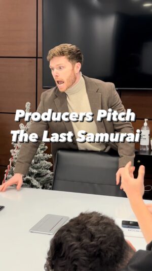 Evan Williams Instagram - Producers Pitch The Last Samurai 
.
.
.
#movies #film #comedy #tomcruise #thelastsamurai