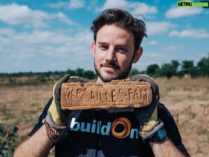 Evan Williams Instagram - This is a shout out to the entire #VersaillesFamily who were so intrinsic in the fundraising for the Kadula primary school we built in Malawi. I’ve been so moved by you’ve all showed up, taking your shared love of our show and turning it into real living love in the world. This project wouldn’t have been possible without you all. This brick is now built into the foundation of the schoolhouse, in which students will have the entire trajectory of their lives revolutionized for generations to come. You did this. Thank you for #lovingout ❤️ Ps. We’re not stopping now.. 📸: @scottsimock