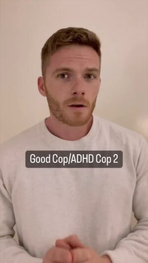 Evan Williams Instagram - Good Cop/ADHD Cop 2 
.
.
.
#adhd #comedy #actor