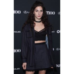 Eve Lindley Instagram - #TBT wearing @adamselman for the @outmagazine #Out100 Gala red carpet