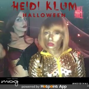 Eve Lindley Instagram - Thank you for an amazing night @noahegalvin @heidiklum #heidiklumhalloween