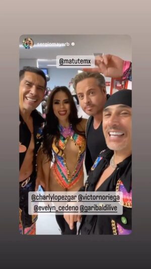 Evelyn Cedeño Instagram - Con Garibaldi en la arena compartiendo escenario con Matute, gran noche!
