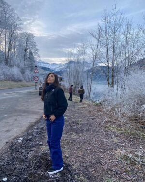 Evelyn Cedeño Instagram - Érase una vez, los Alpes suizos…qué ganas de volver a viajar…
