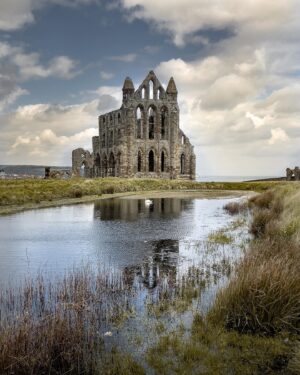 Evelyn Edwards Instagram - St. Hilda is such an amazing and fascinating person to me. At 33 she decided she would become a nun and in ten years she founded one of the most important centers of Christianity in the Anglo-Saxon world- Whitby Abbey. Hilda was so well regarded, it is said kings would come to her for advice. She fostered the talent of the first known English poet and six of her monks became prominent bishops. She spent the rest of her life as the abbess of Whitby and died there at the age of 66 from a fever which lasted for 6 years. .⁣
.⁣
.⁣
.⁣
.⁣ #whitbyabbey #whitby #dracula #yorkshire #england #englishheritage #ruins #abbey #northyorkshire #travel #architecture #photography #halloween #bramstoker #unitedkingdom #visitengland #wanderlust #blackandwhite #gothic #history #visityorkshire #yorkshirecoast #beautiful #bramstokersdracula  #uk #ruin #travelphotography