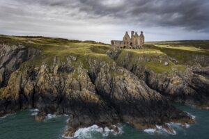 Evelyn Edwards Instagram - Dunskey Castle is a the definition of a romantic ruin! I have a specific soft spot in my heart for these gorgeous coastal castles. I mean, look at this thing! How could you not fall in love?!As with all romantic ruins, legends of ghosts and hauntings abound. This castle is known to have two ghosts: a nurse maid who dropped a baby from one of the windows, as well as a piper or jester who was imprisoned here and escaped to the caves below the castle.  The story goes that he was never seen again, but you can still hear the tune from his pipes play! 💚🏰🏴󠁧󠁢󠁳󠁣󠁴󠁿👻 .
.
.
.
.
 #aband0n_all_h0pe #grime_lords #glitz_n_grime #forgotten #ig_abandoned #urbanexploring #ig_captures_decay #ig_urbex #beautyindecay #urbex_supreme #urbex_utopia #urbexworld #urbexphotography #naturephoto #main_vision #landscape_captures #awesome_earthpix #natureaddict #rsa_rural #awesomeearth #nature_wizards #gottalove_a_ #allnatureshots #instanaturelover #scotspirit #ig_scot  #visitscotland #loves_scotland #insta_scotland  #castles