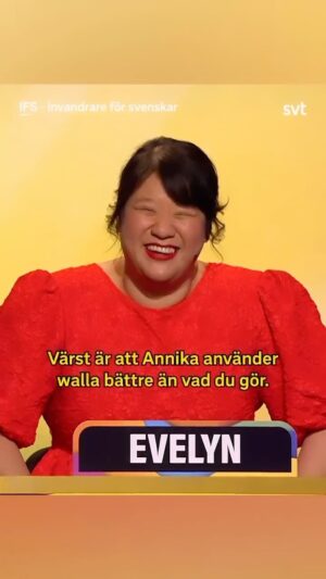 Evelyn Mok Instagram - Förtsslang?

Nytt avsnitt av IFS ikväll 22:00 på SVT eller när det passar dig på SVTPlay!