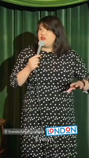 Evelyn Mok Instagram - SVENSKAR I LONDON! 18 MAJ blir det STAND-UP PÅ SVENSKA hos @svenskakyrkanlondon! 
5 av Sveriges roligaste komiker bjuder på en oförglömlig kväll! Säkra era biljetter på eventbrite (sök ”stand-up på svenska”) eller via länken i bio!