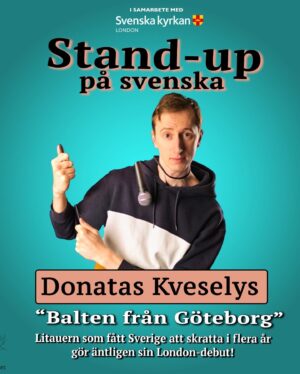Evelyn Mok Instagram - STAND-UP PÅ SVENSKA 18 MAJ 🇸🇪🎤

I samarbete med Svenska Kyrkan London har fem av Sveriges främsta komiker tagit sig över strömmen för att underhålla alla svenskar i London på svenska i London!

På scen ser ni:

Petrina Solange @petrinasolange , ”slaktaren från Degerberga” är en av Sveriges främsta komiker, korad till Årets Kvinnliga Komiker flera gånger om, har hon en egen stand-upspecial på SVT ”Nu är jag här” och syns även regelbundet i alla svenska humorprogram.

Ato Karlsson @atokarlsson ,publiksnackskungen med över 120k följare online och flertalet virala klipp är en direkt publikfavorit var han än kliver på scen.

Evelyn Mok @evelynmok ,den fd London-svensken som gjort sig en karriär i Storbritannien efter ett decennium i landet har synts i program som Mock the Week (BBC), Hypothetical (DAVE) och även hörts i James Acasters podd Springleaf.

Daniel Sanchez @danielsanchez66 , skämtkungen från Rinkeby som även är satiriker av rang med det egna humorinslaget ”Veckans D.S.” För tidskriften Dagens Nyheter manusförfattare han även för SVTs ”Svenska Nyheter”.

Donatas Kveselys @donataskveselys ,balten från Göteborg som fått Sverige att skratta i flera år, gör äntligen sin London-debut!

Biljetter hittar ni i länken på vår profil! 🎟️

Ni vill inte missa denna fantastiskt roliga kväll i humorns anda! 😂🤣 #svenskstandup #londonswedes #swedishstandup