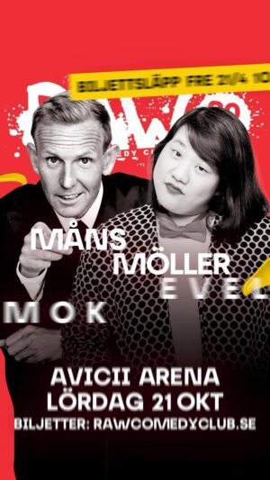Evelyn Mok Instagram - Plötsligt händer det! Jag har inte gjort standup i Globen på säkert 10 år så detta ska bli så jäkla kul. Glad att min homie @evelynmok kommer hon e ju 💥💥💥Biljettsläpp Fredag 21 april kl 10.00 via rawcomedyclub.se