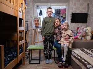 Evgeniy Maloletka Instagram - WAITING FOR YOU

Thousands of Ukrainians live in agony and uncertainty as they search for their missing loved ones.

1) Natalia Sheleshei, 39, with her children Yehor, 12, and Anastasia, 5, wait for the return of Serhii in Kyiv. Serhii Sheleshei, 49, a Ukrainian serviceman went missing during fighting near Zaitseve, on Oct. 12, 2022. “For a year and five months, I’ve lived with the uncertainty of whether my husband is alive or not,” said Natalia, who juggles two jobs. 

2) Natalia, 35, waits for her missing husband Yuriy in Kyiv. Yuriy, 39, a Ukrainian serviceman, disappeared during fighting on Aug. 14, 2022 near Bakhmut. “He loves his family, his son, and truly loves Ukraine,” Natalia said, recalling her beloved husband.

3) Valentyna Yeremenko, 95, sits in her daughter’s home while waiting for the return of her husband Mykola in Bucha. Mykola, 96, a veteran of WWII, went missing during the Russian occupation of Irpin, on March 19, 2022. “We haven’t heard anything about Mykola, only the tear-off calendar on the wall remains, and March 19 is the last day a leaf was torn off… that’s when he vanished,” said Valentyna’s daughter Liudmila.

4) Svitlana Klymenko, 53, and her son Viacheslav, 31, wait for her husband in Ivankiv. Oleh, who worked as an ambulance feldsher went missing on March 6, 2022 during the Russian occupation of Ivankiv. “On the tenth day of the occupation, he went home to change clothes, to keep functioning normally, to continue working, but he didn’t return to work.” Viacheslav said. The war took the family’s father but also a son Mykola, who was killed during the fighting in Mariupol in March 2022.

5) Former wife Olha, 35, father Arthur, 64, mother Sofia, 69, and daughter Eva, 7, wait the return of Rostyslav in Kyiv. Rostyslav, 40, a serviceman with the 30th Mechanized Brigade went missing during fighting at the frontline in Mykolaivka Druha, Donetsk region, Ukraine on September 13, 2022. “After some time, I found his military ID on one of the Russian telegram channels. I still believe that he is alive,” said Olha.

Producer @alexxbabenko 
#ukraine #war #russia #invasion
Camera by @fujifilm_ukraine
@apnews