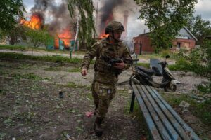 Evgeniy Maloletka Instagram - VOVCHANSK, Ukraine

A city in a fiery pit into which Russian diversion groups are making their way. Covered in smoke from burning houses with the smell of gunpowder in the air. This is not the place to even stop to get out of the car. The photograph does not disguise the sounds and it is difficult to convey the fear that the people who remained there and those who are trying to save them are going through. I can’t believe that this has already happened before and seeing all this I once again catch myself thinking - DEJA VU?

War is very treacherous. It seems to me that here we are misleading, that we have let our guard down and made rash movements.

#ukraine #russia #war #invasion #kharkiv