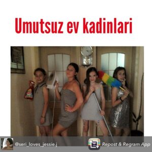 Evrim Solmaz Instagram - Kızlar ev partinize bayıldımm. 😍👍💗💗#umutsuzevkadınları #girls #party