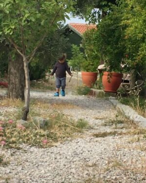 Evrim Solmaz Instagram - 😍😂😂🙏🙏 kıyamam 😂getirmiş de kırıldı dio 👍😄😍🙏☀️🌲🌸🦄💎💖🔥🙏
#farmlife #myboy #love #ciftlik #oglum #aşk 💖