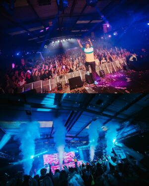 Example Instagram - Glasto didn’t wanna book me this year. Which is absolutely fine. Give someone else the slot. I can’t wait to come back. Instead we decided to hit up a warehouse rave in Derry. Absolute scenes. Samantha the Flamingo was there. And Harry Styles apparently. 

Pics by @ls.visuals_ 

Shout out to the team as always @djwire @itskzaman @itsmrslim 

And thanks for having me @locolandfestival @bingo.loco