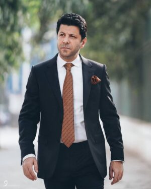 Eyad Nassar Instagram - #suityourself 
Tie, Pocket Square Handkerchief & Suit: 
@zegnaofficial
Photographer : 
@danielsalib.Photography
Styling : @alagabany 
Hair : @zizosalon 
@fscairofr
@thefirstmall
#thefirstmall
#firstnileboat
#egocomm