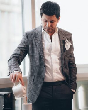 Eyad Nassar Instagram - #suityourself 
Blazer, Pants & Pocket Square 
Handkerchief: @zegnaofficial
Photographer : 
@danielsalib_photography
Styling : @alagabany 
Hair : @zizosalon 
@fscairofr
@thefirstmall
#thefirstmall
#firstnileboat