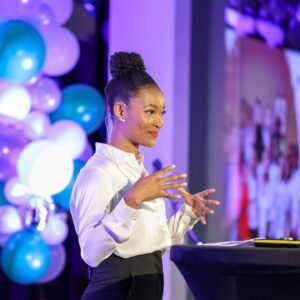 Ezinne Okparaebo Instagram - Growth happens when we have the courage to step outside our comfort zones. Sometimes that means stepping into the unknown and onto new challenges 😊🌱