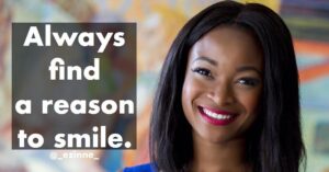 Ezinne Okparaebo Instagram - No matter where you are in life, there is always something you can be grateful about 😊🙏🏾 #ezinspiration